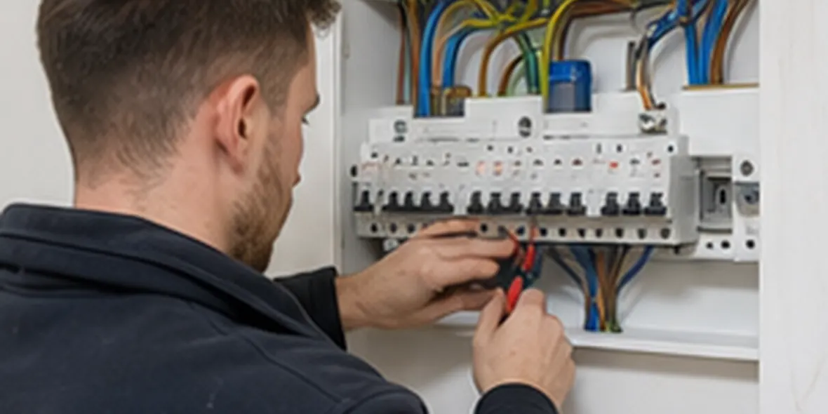 Illustrative consumer unit electrical work