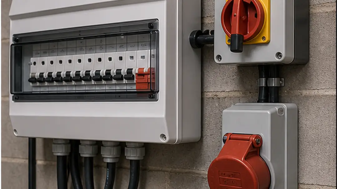 Illustrative 3-phase power installation work in Laurencekirk