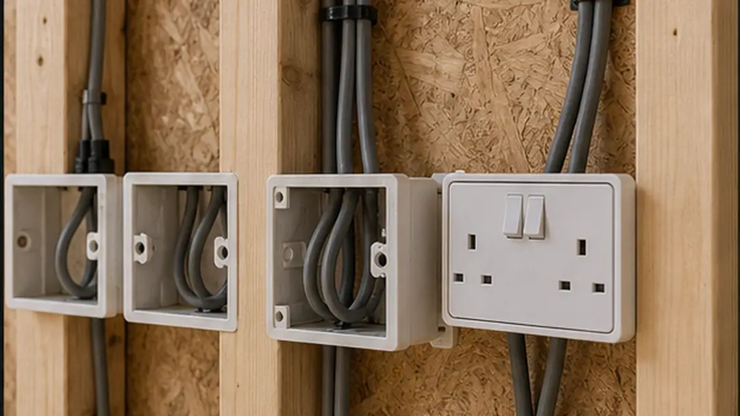 Illustrative extension wiring work in Laurencekirk