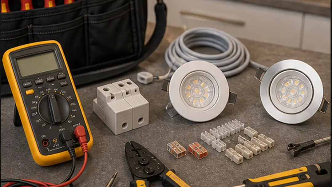 Tools for indoor lighting installation
